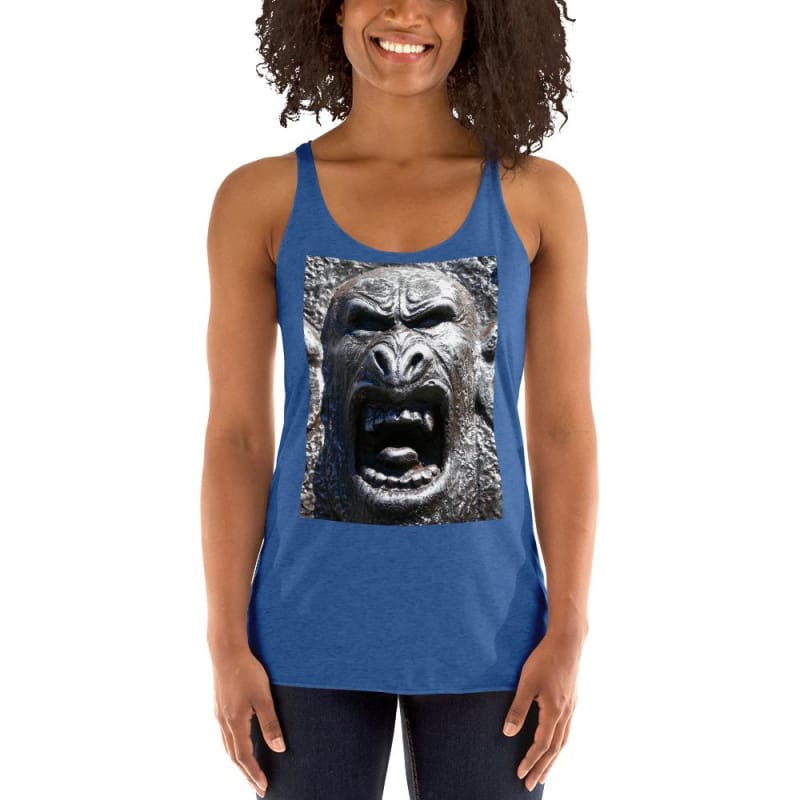 Frenzy Scream - Women's Racerback Tank Top - Fry1Productions
