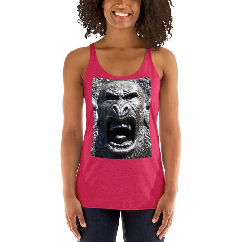 Frenzy Scream - Women's Racerback Tank Top - Fry1Productions