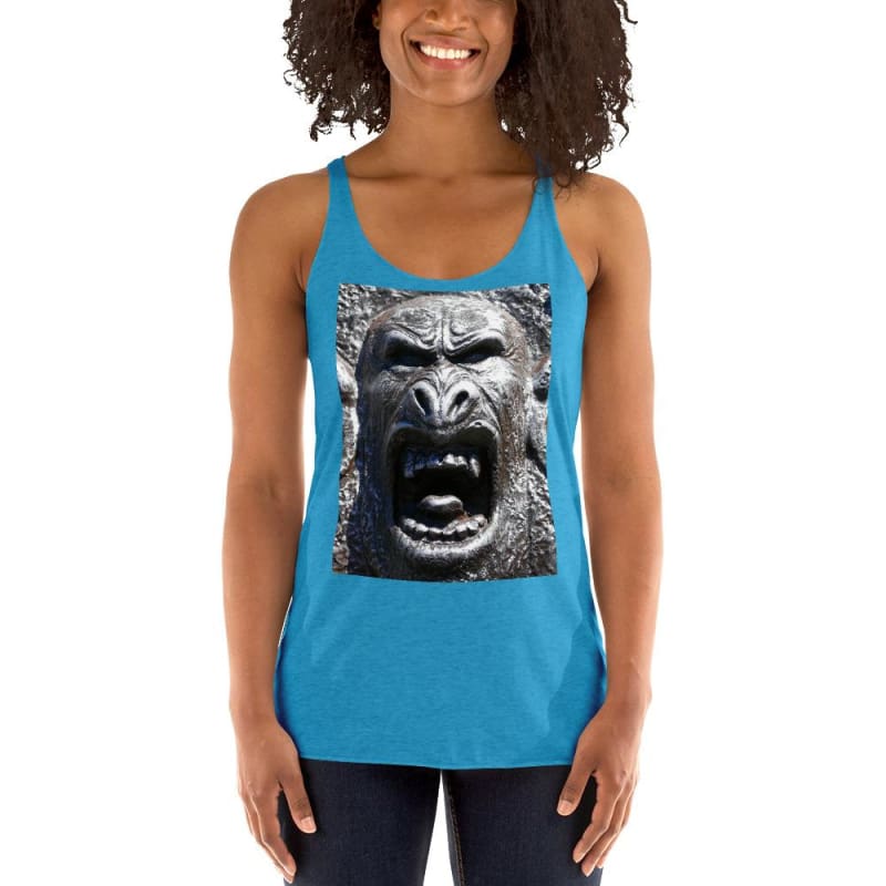 Frenzy Scream - Women's Racerback Tank Top - Fry1Productions