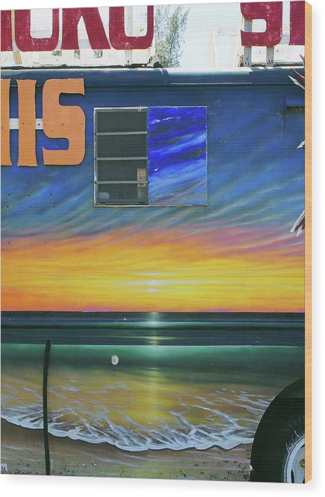 Fumis Aloha - Wood Print - Fry1Productions