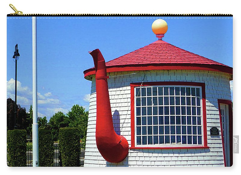 "Historic Teapot Dome Service Station" - Carry-All Pouch - Fry1Productions