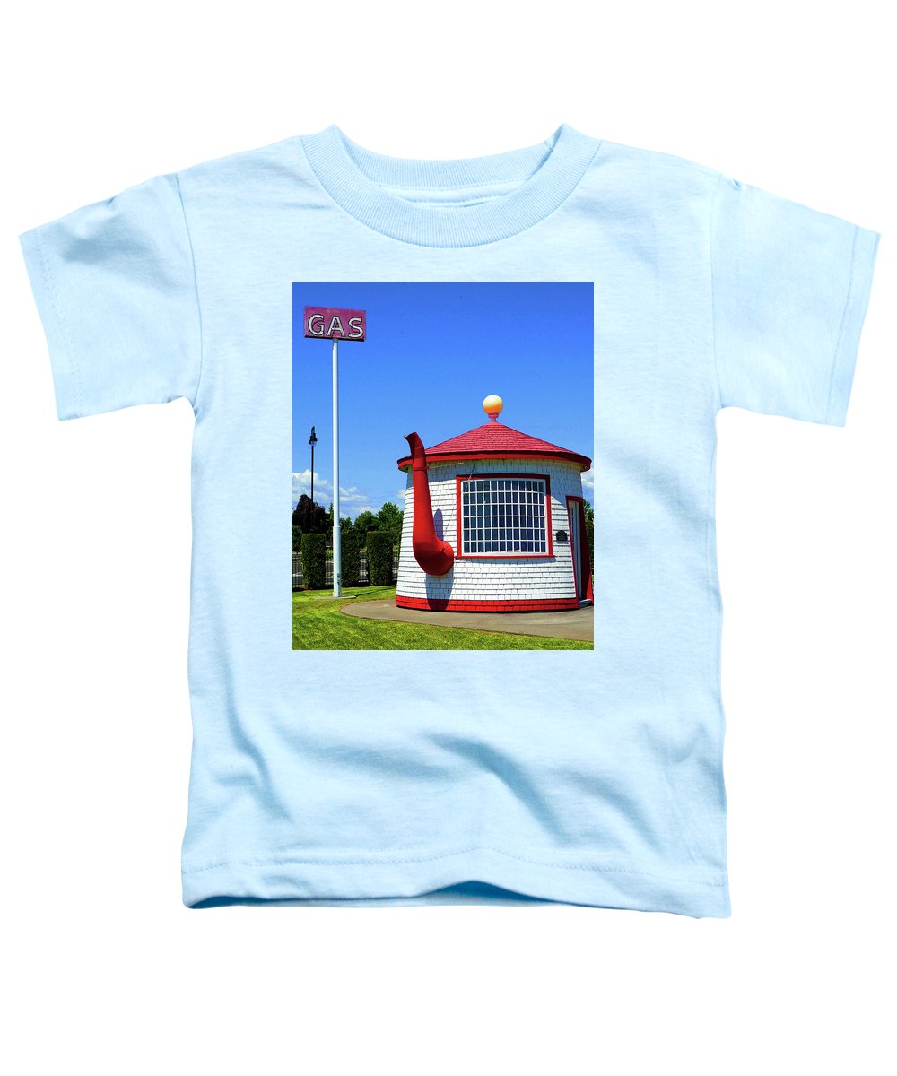 Historic Teapot Dome Service Station - Toddler T-Shirt - Fry1Productions