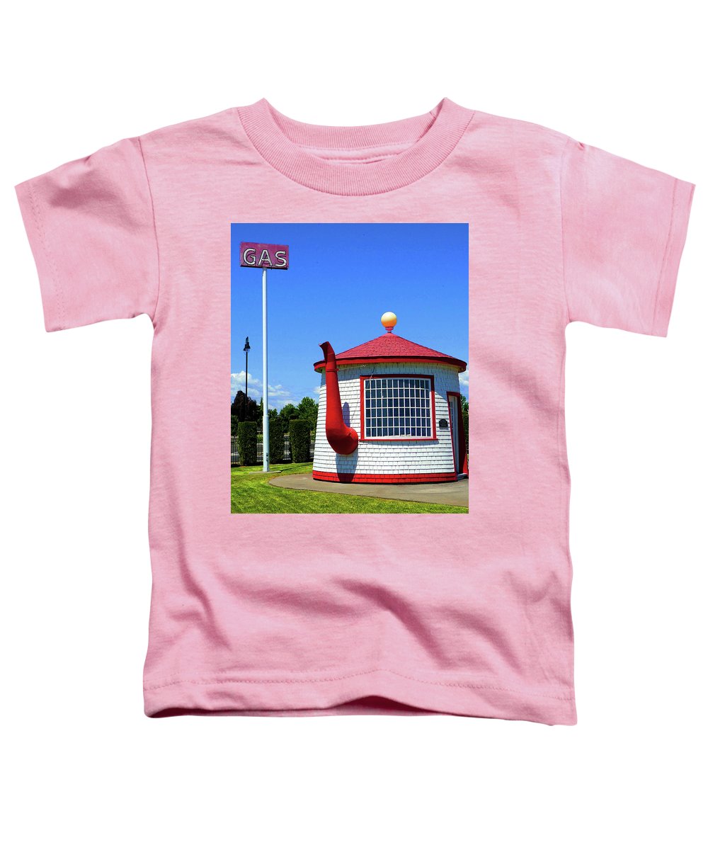 Historic Teapot Dome Service Station - Toddler T-Shirt - Fry1Productions