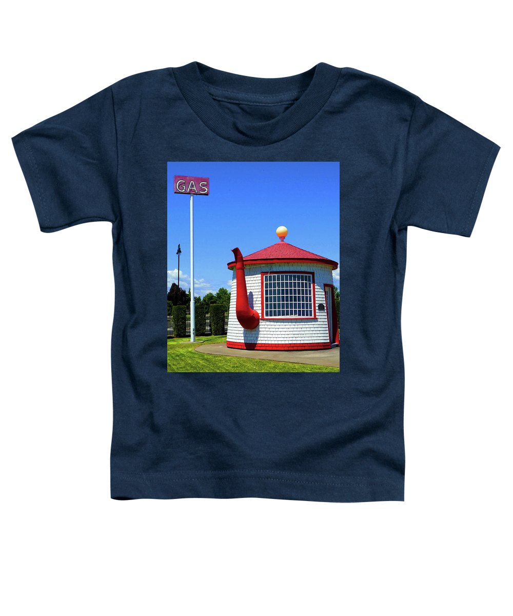 Historic Teapot Dome Service Station - Toddler T-Shirt - Fry1Productions