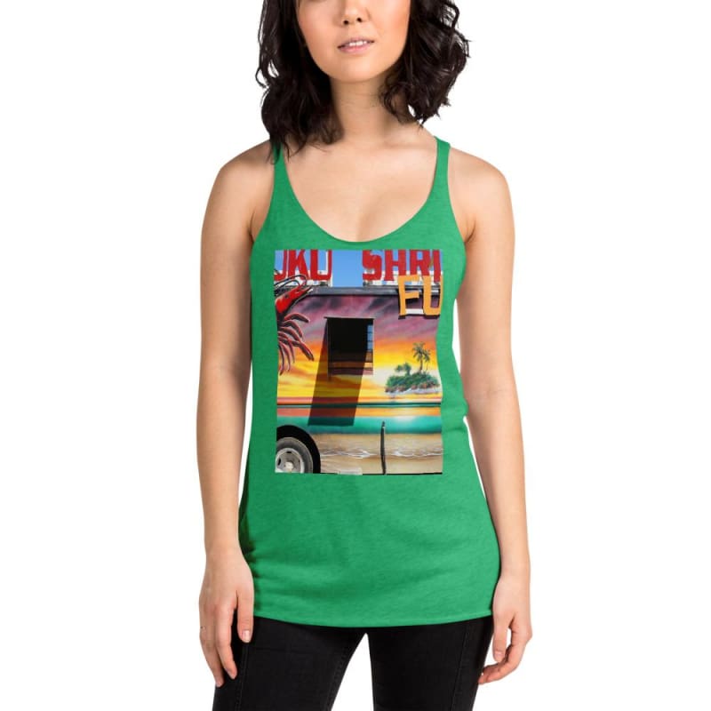 Island Love - Women's Racerback Tank Top - Fry1Productions