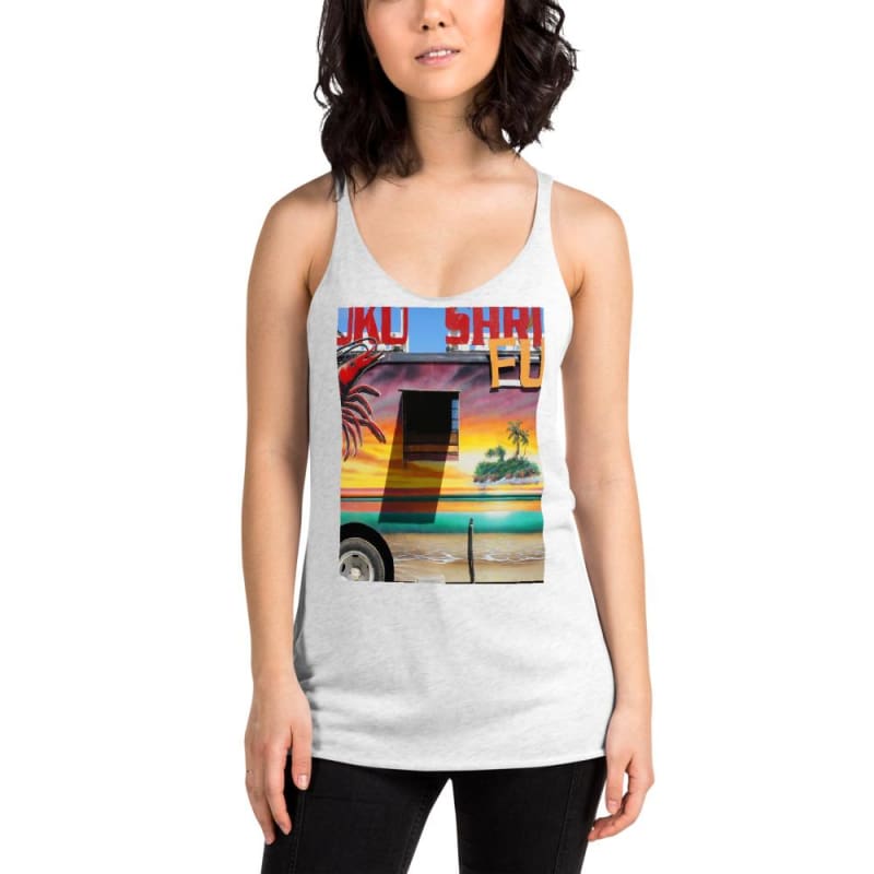 Island Love - Women's Racerback Tank Top - Fry1Productions