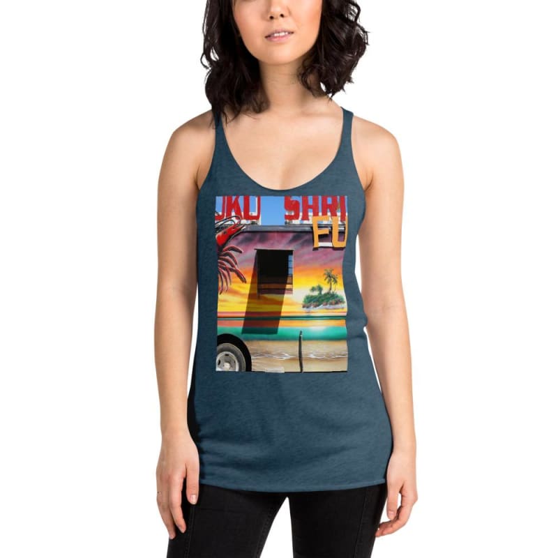 Island Love - Women's Racerback Tank Top - Fry1Productions