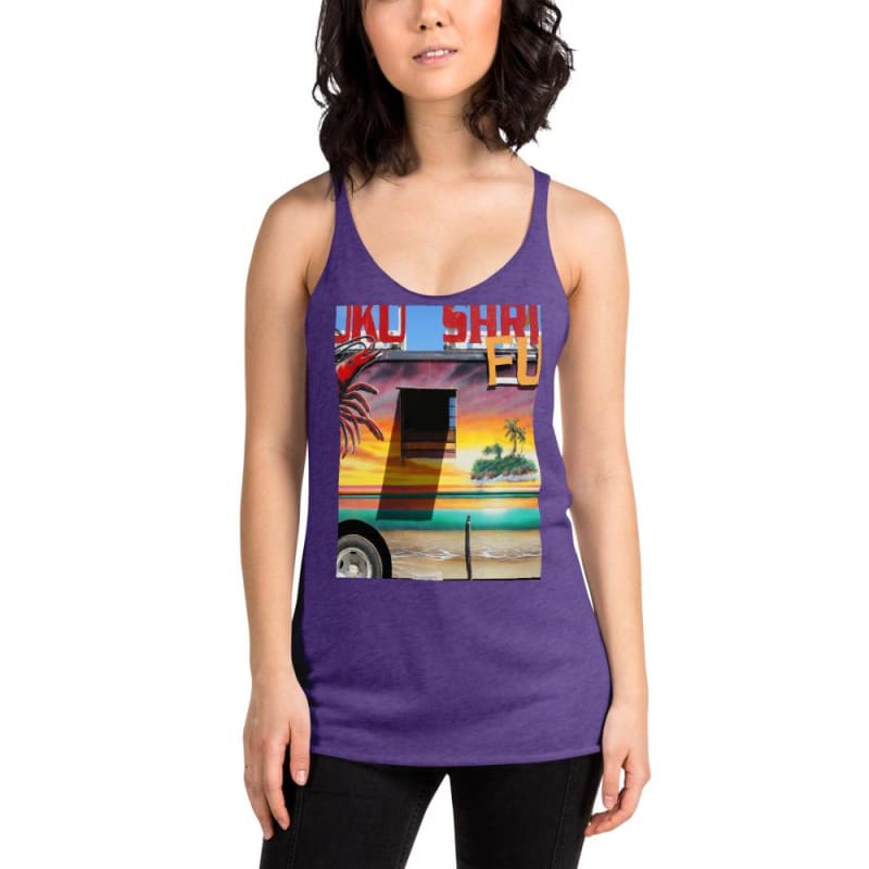 Island Love - Women's Racerback Tank Top - Fry1Productions