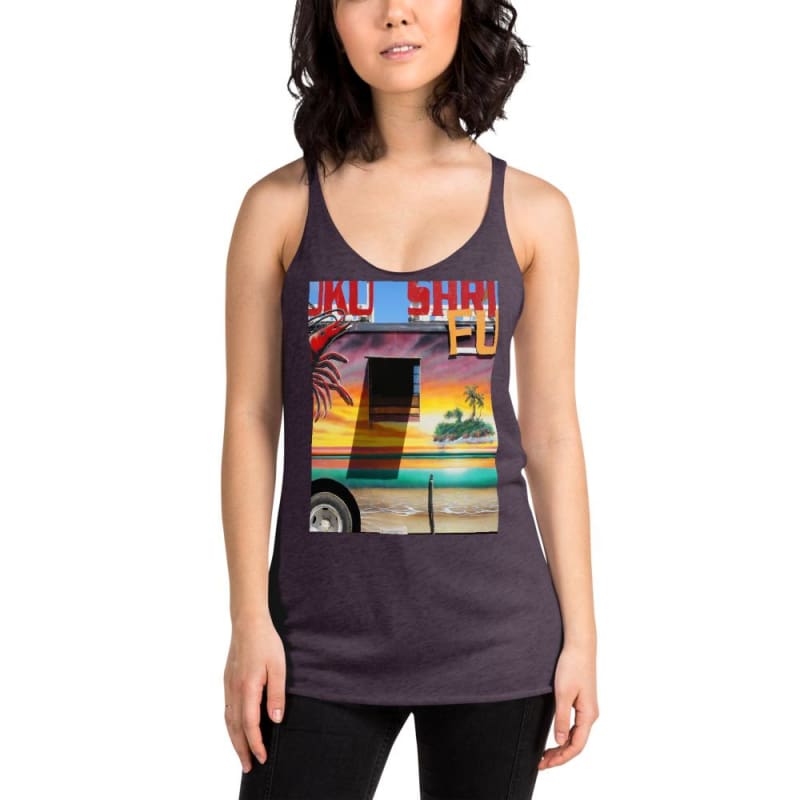 Island Love - Women's Racerback Tank Top - Fry1Productions