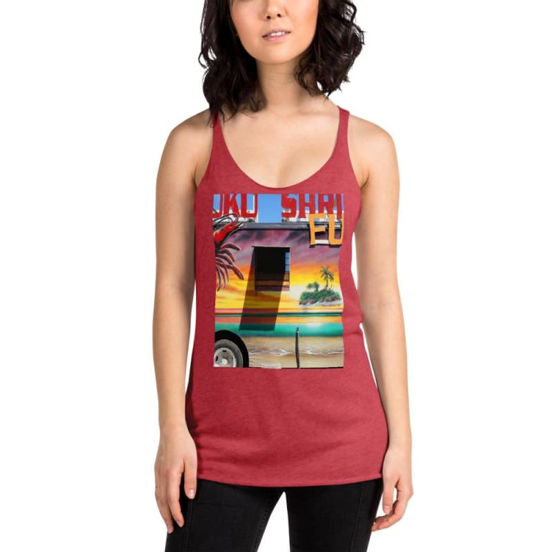 Island Love - Women's Racerback Tank Top - Fry1Productions
