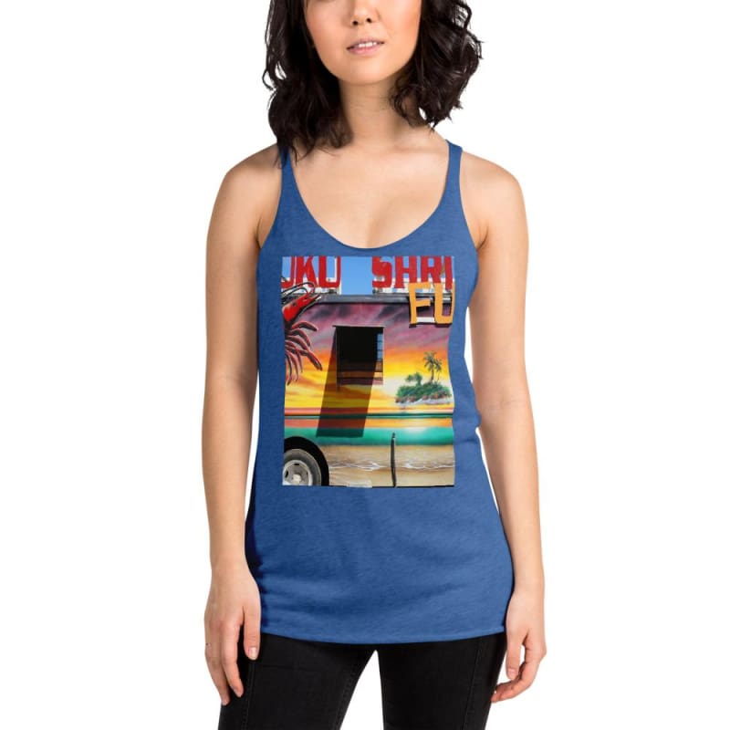 Island Love - Women's Racerback Tank Top - Fry1Productions