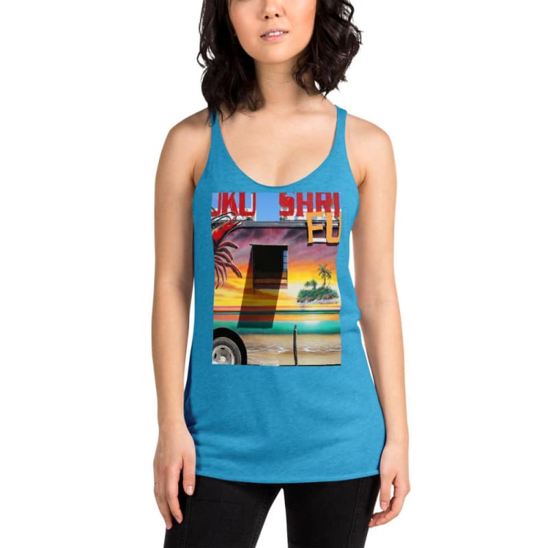 Island Love - Women's Racerback Tank Top - Fry1Productions