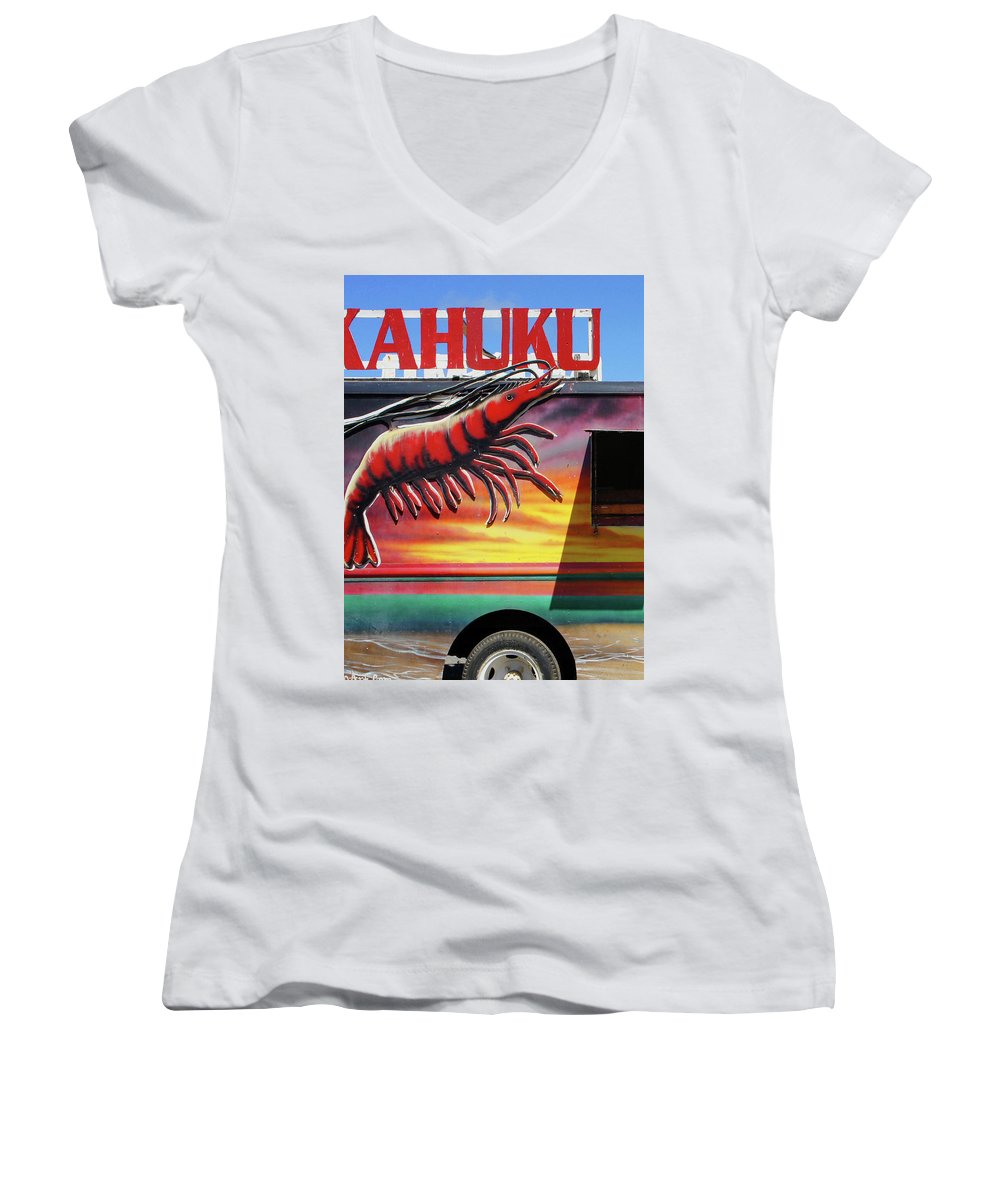 "Kahuku Kai" - Women's V-Neck - Fry1Productions