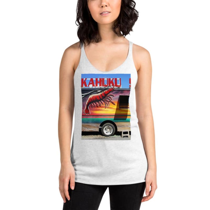Kahuku Kai - Women's Racerback Tank Top - Fry1Productions