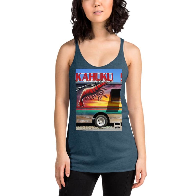 Kahuku Kai - Women's Racerback Tank Top - Fry1Productions