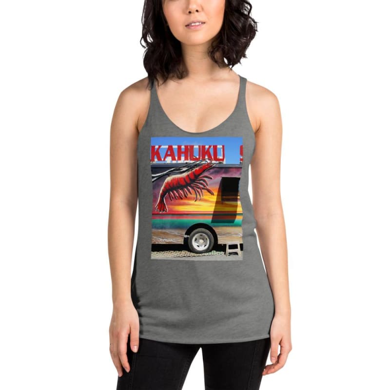Kahuku Kai - Women's Racerback Tank Top - Fry1Productions