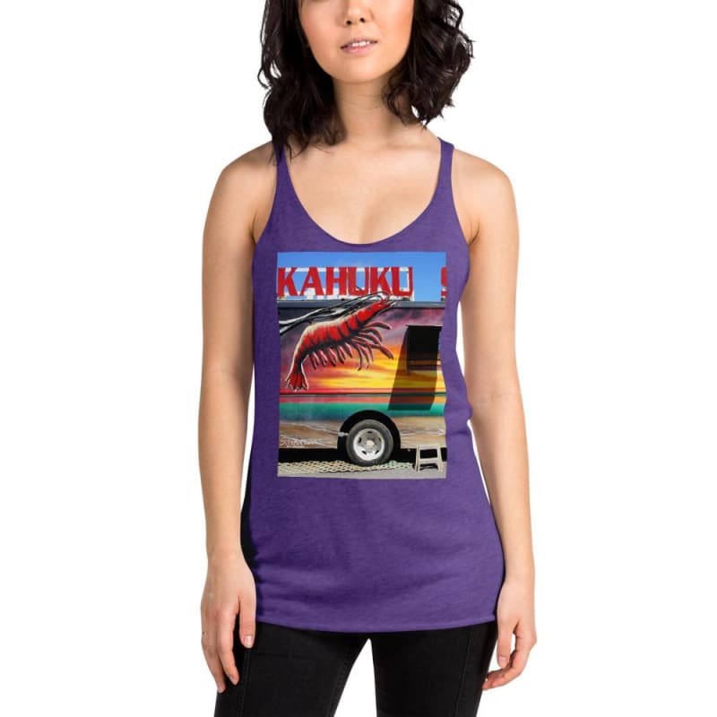 Kahuku Kai - Women's Racerback Tank Top - Fry1Productions