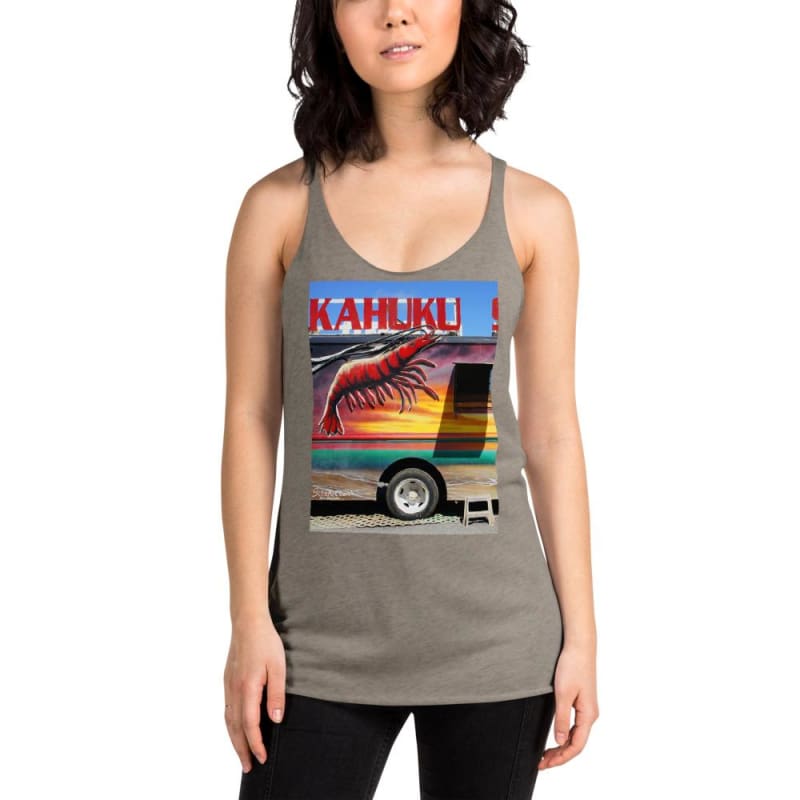 Kahuku Kai - Women's Racerback Tank Top - Fry1Productions