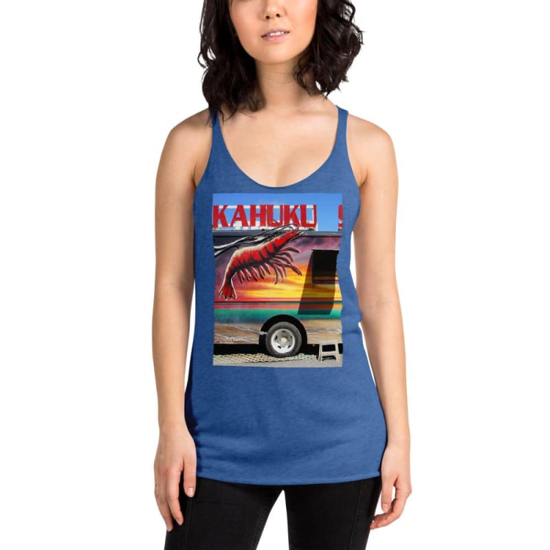 Kahuku Kai - Women's Racerback Tank Top - Fry1Productions