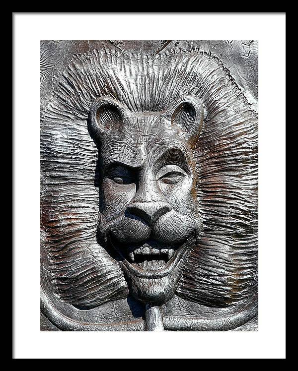 Lion's Friends Forever - Framed Print - Fry1Productions