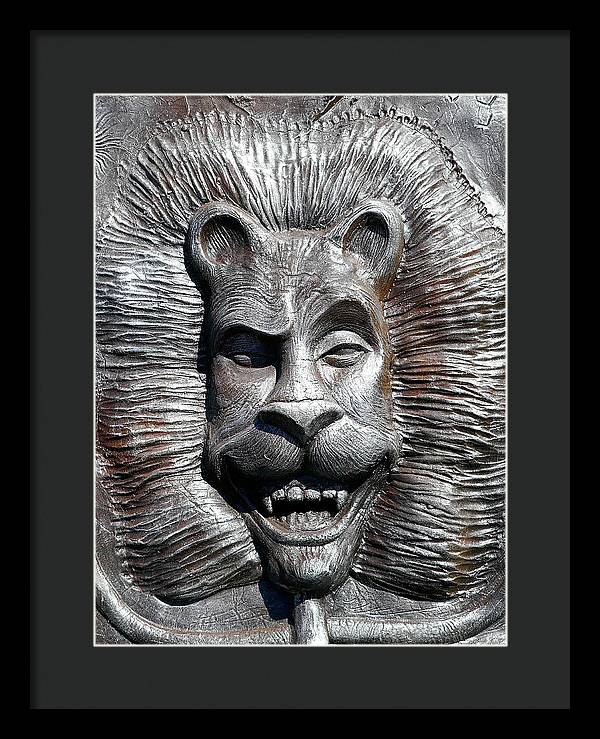 Lion's Friends Forever - Framed Print - Fry1Productions