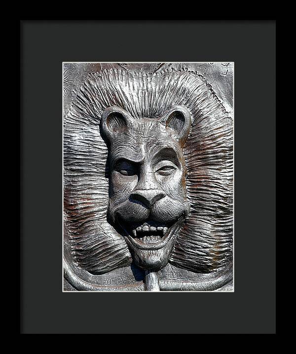 Lion's Friends Forever - Framed Print - Fry1Productions