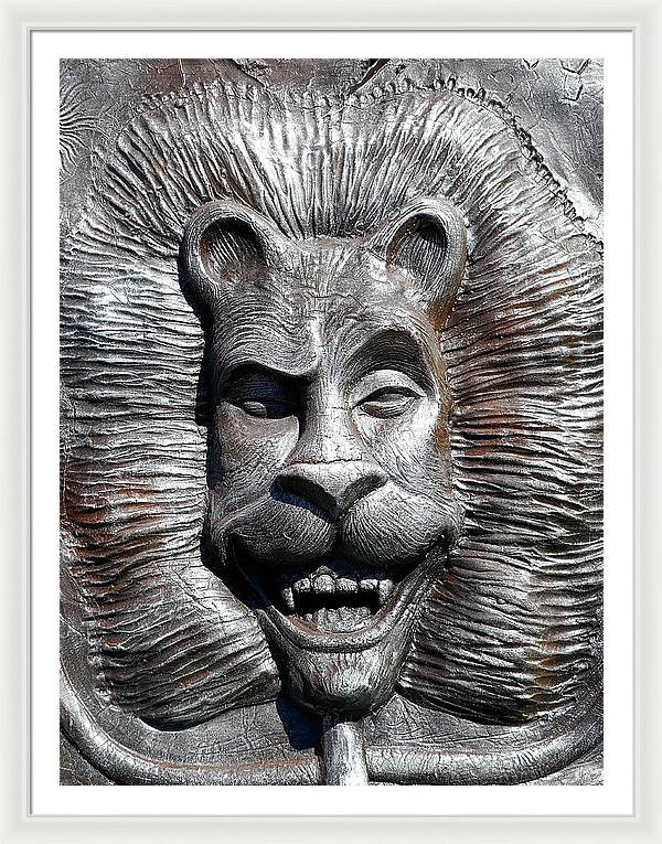 Lion's Friends Forever - Framed Print - Fry1Productions