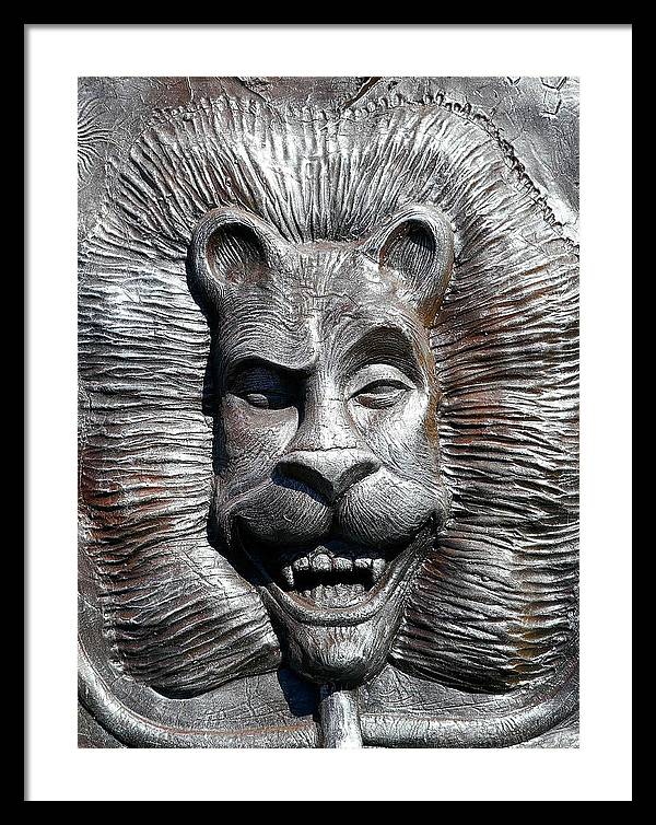 Lion's Friends Forever - Framed Print - Fry1Productions