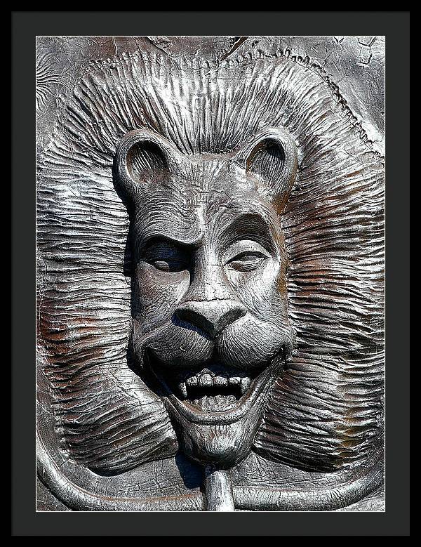Lion's Friends Forever - Framed Print - Fry1Productions