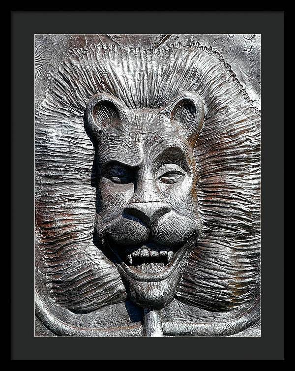 Lion's Friends Forever - Framed Print - Fry1Productions