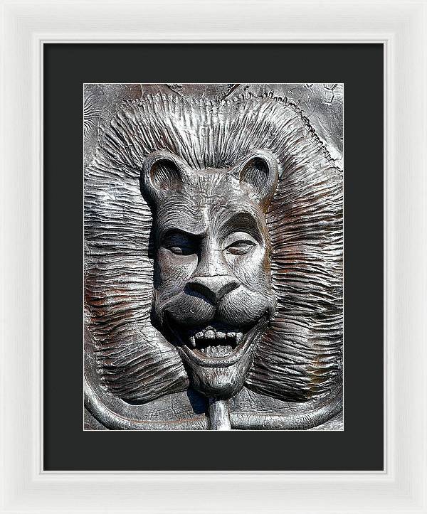 Lion's Friends Forever - Framed Print - Fry1Productions