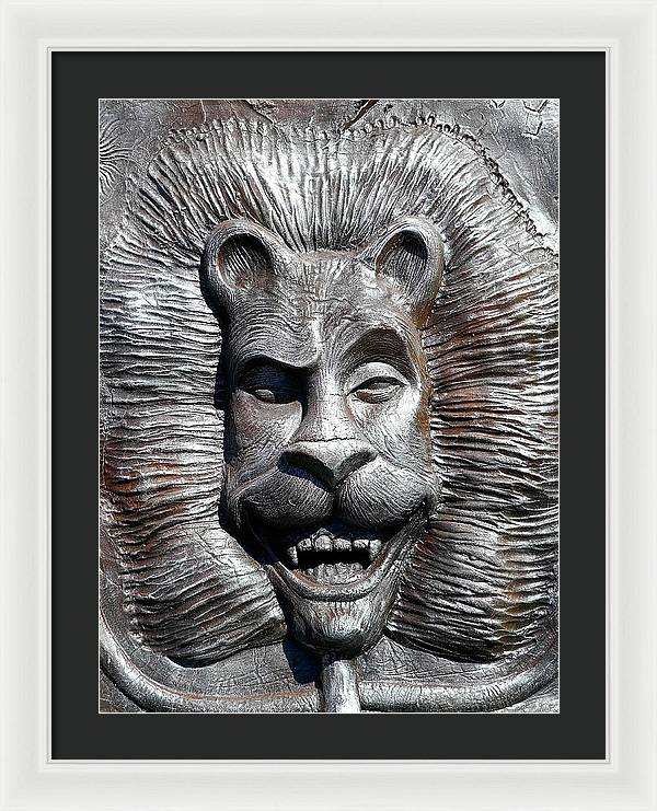Lion's Friends Forever - Framed Print - Fry1Productions
