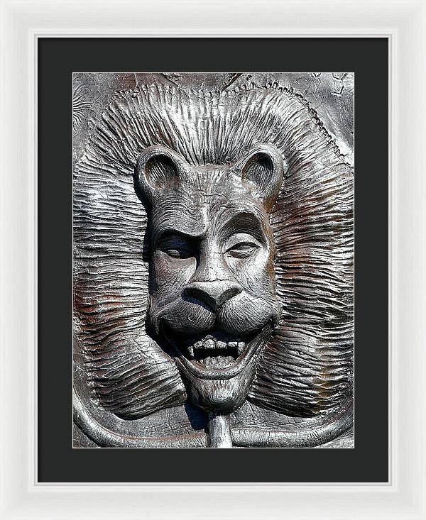 Lion's Friends Forever - Framed Print - Fry1Productions