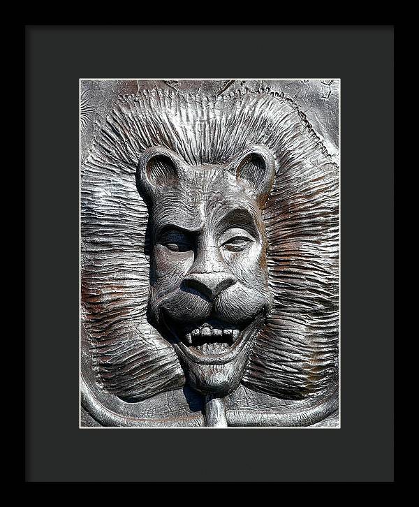 Lion's Friends Forever - Framed Print - Fry1Productions