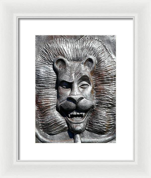 Lion's Friends Forever - Framed Print - Fry1Productions
