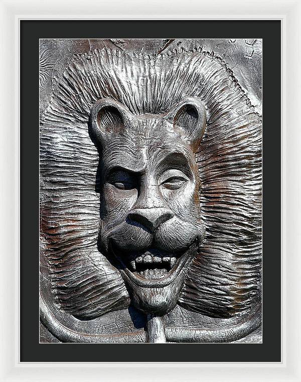Lion's Friends Forever - Framed Print - Fry1Productions
