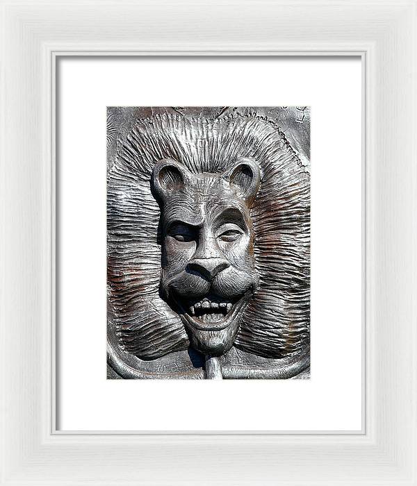Lion's Friends Forever - Framed Print - Fry1Productions