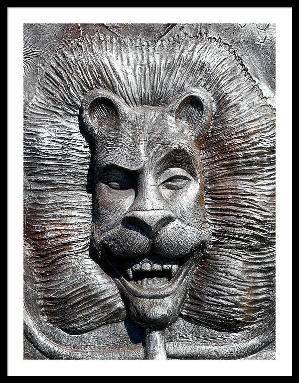 Lion's Friends Forever - Framed Print - Fry1Productions