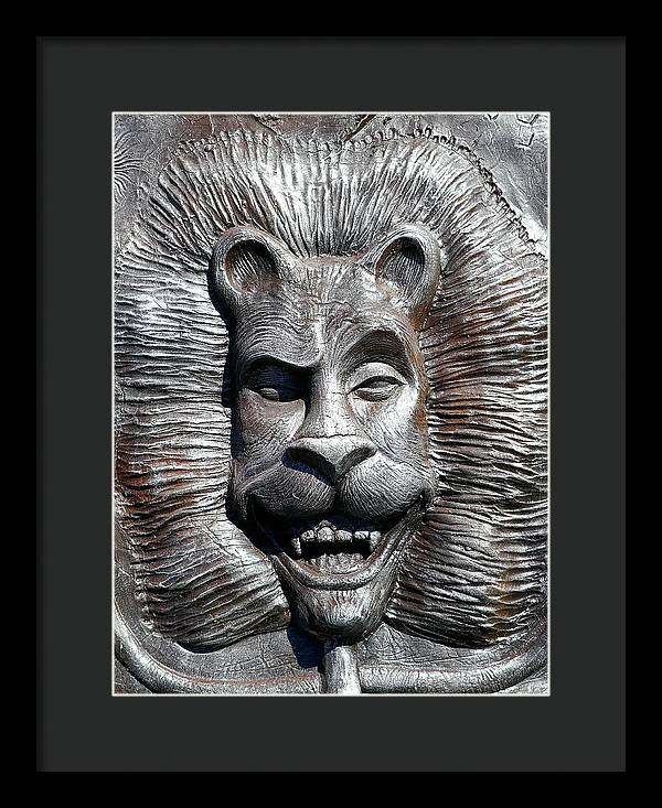Lion's Friends Forever - Framed Print - Fry1Productions