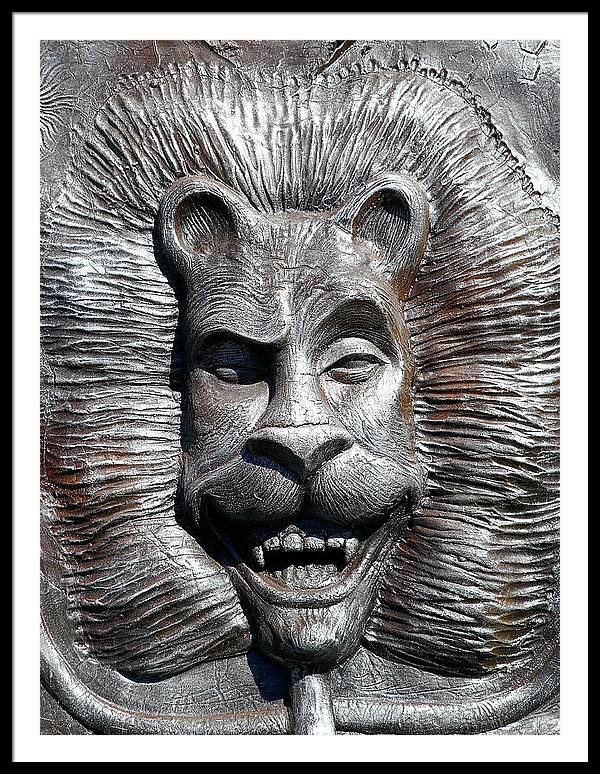 Lion's Friends Forever - Framed Print - Fry1Productions