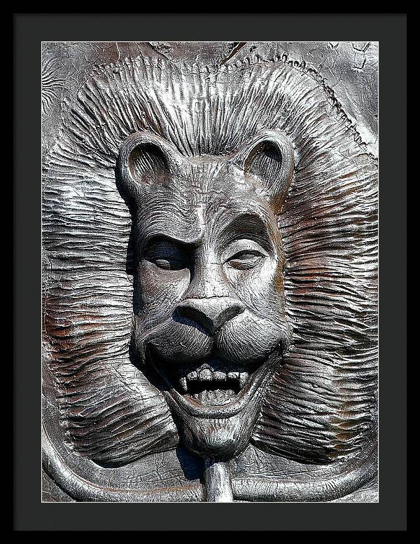 Lion's Friends Forever - Framed Print - Fry1Productions