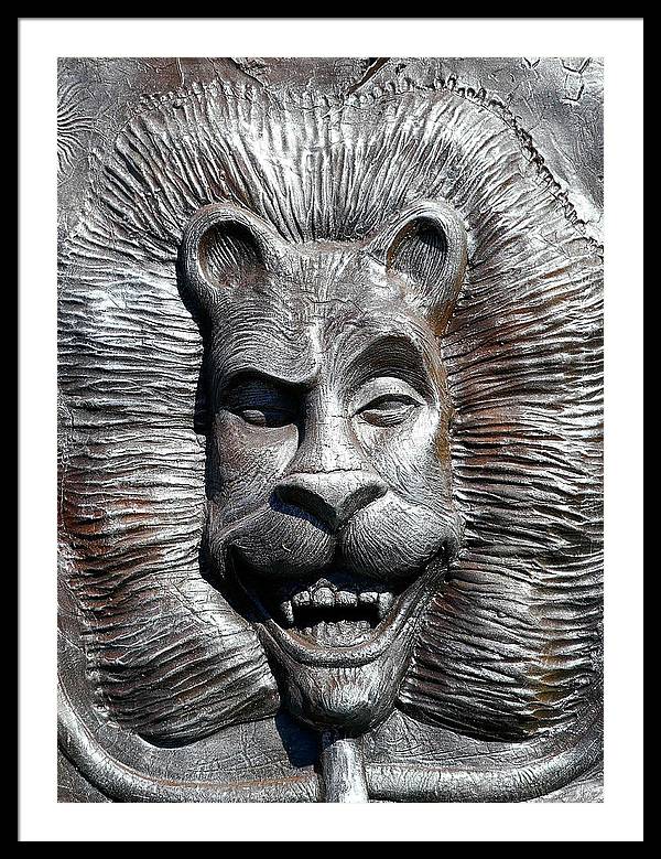 Lion's Friends Forever - Framed Print - Fry1Productions