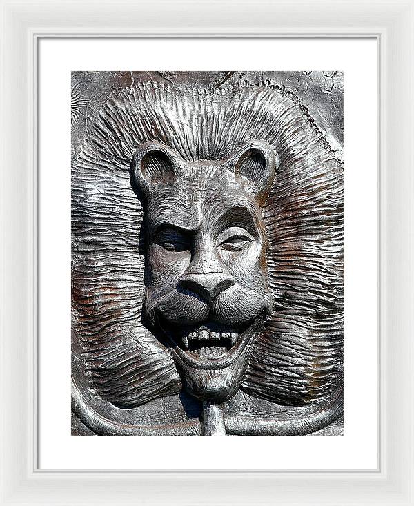 Lion's Friends Forever - Framed Print - Fry1Productions
