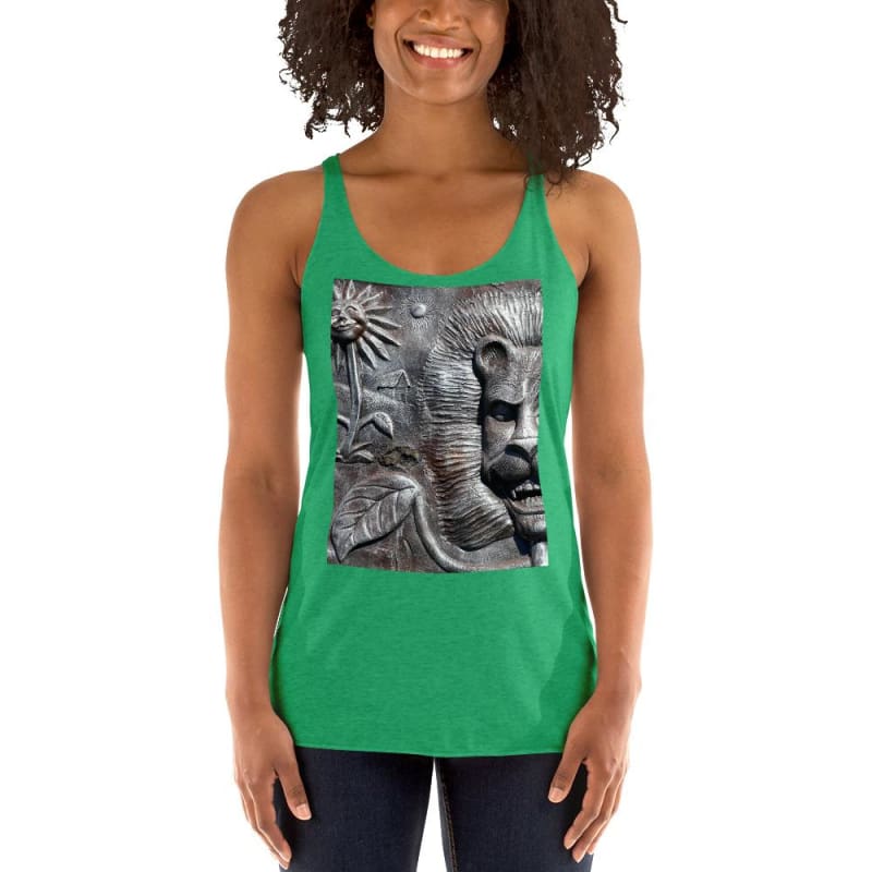 Lion's Friends Forever V2 - Women's Racerback Tank Top - Fry1Productions
