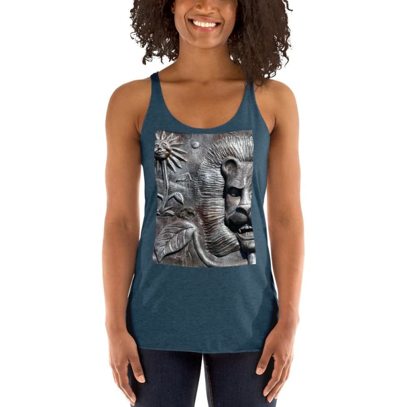 Lion's Friends Forever V2 - Women's Racerback Tank Top - Fry1Productions