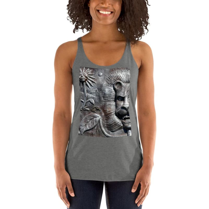 Lion's Friends Forever V2 - Women's Racerback Tank Top - Fry1Productions