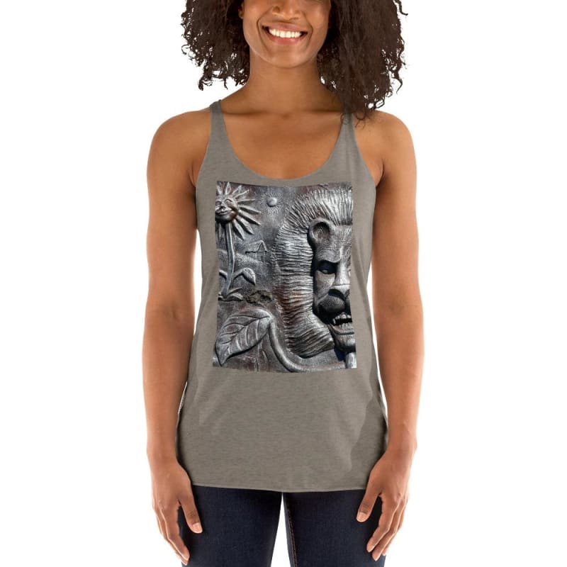 Lion's Friends Forever V2 - Women's Racerback Tank Top - Fry1Productions