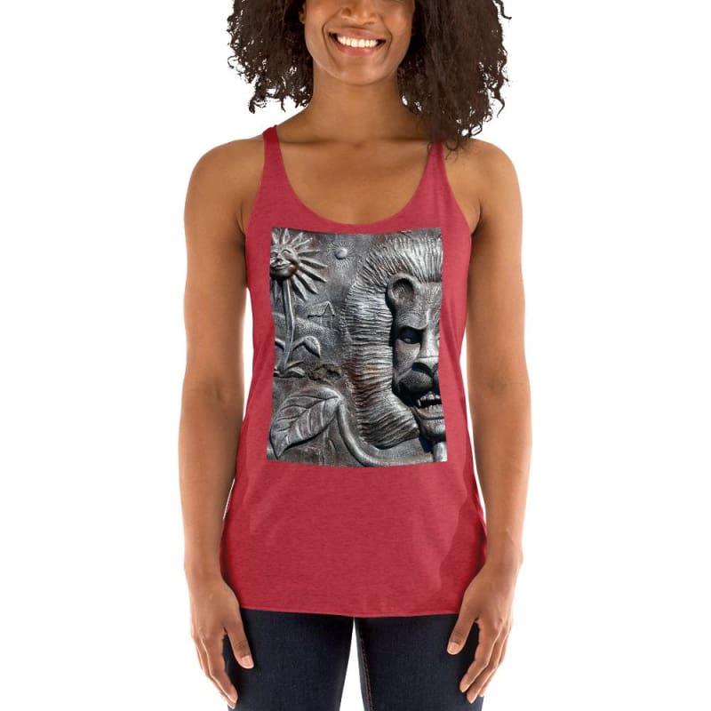 Lion's Friends Forever V2 - Women's Racerback Tank Top - Fry1Productions