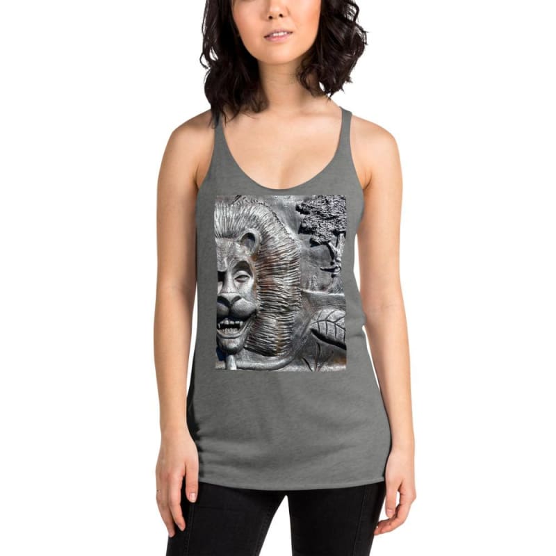 Lion's Friends Forever V3 - Women's Racerback Tank Top - Fry1Productions