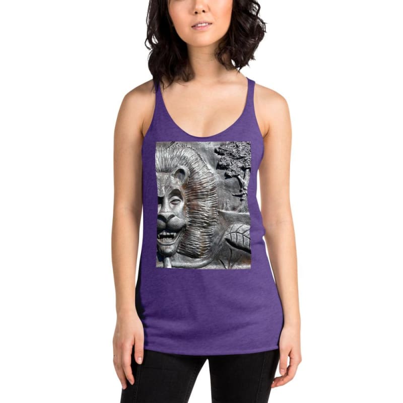 Lion's Friends Forever V3 - Women's Racerback Tank Top - Fry1Productions